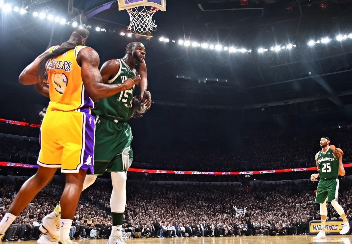 2017年NBA雄鹿对湖人巅峰对决：战术解析与赛季启示(图1)