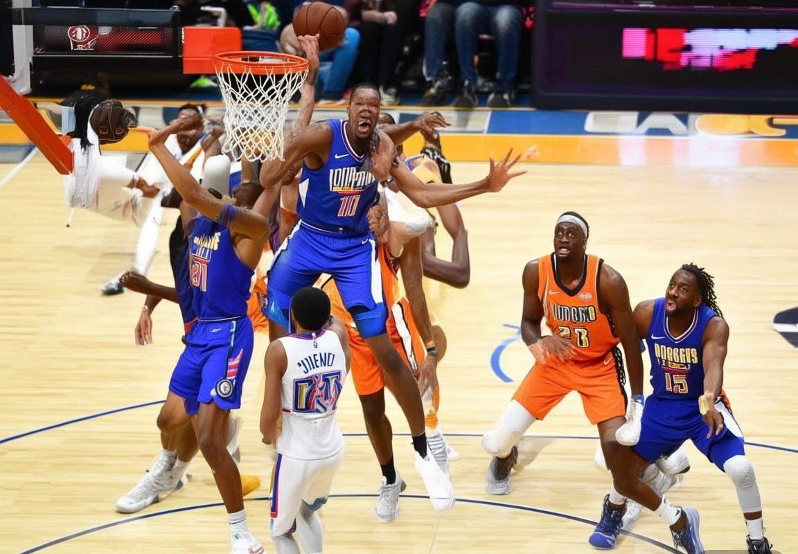 NBA季后赛快船VS掘金首战回顾：火花四溅，伦纳德领军对决(图2)